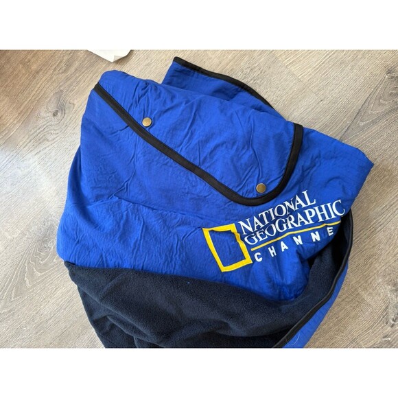 NATIONAL GEOGRAPHIC BLANKET FOLD up Drawstring Backpack With Instructions - Picture 3 of 6